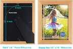 RPJC 4x6 Picture Frames Made of Solid Wood High Definition Glass - Image 4