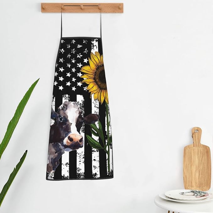 Apron Cooking Chef Work Shop Women Men Baking Decorations Painting Bbq Grilling - Image 7