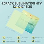 HTVRONT Sublimation HTV Sheets for Cotton Fabric - Image 3