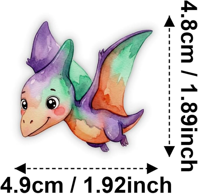 50 PCS Dinosaur Stickers for Scrapbooking Journaling Junk Journal Scrapbook - Image 2