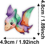 50 PCS Dinosaur Stickers for Scrapbooking Journaling Junk Journal Scrapbook - Image 2