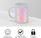Holographic Vinyl, 9 Sheets 12"x12" Holographic Vinyl Permanent Multi Color - Image 3