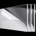 Roowest 3 Pcs 24'' x 36'' 1/4 Inch Thick Clear Acrylic Sheets Plastic Panels by Roowest