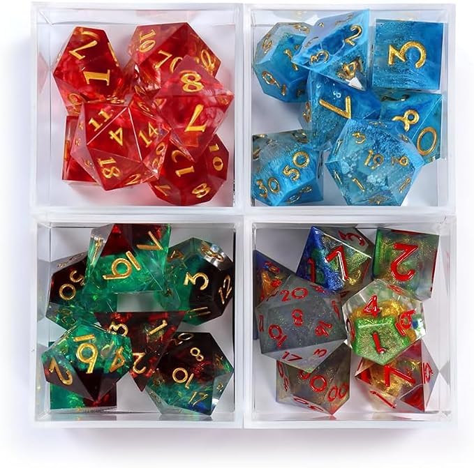 1985 Games Sharp Edge Polyhedral Dice Set – Mystery RPG Dice - Image 3
