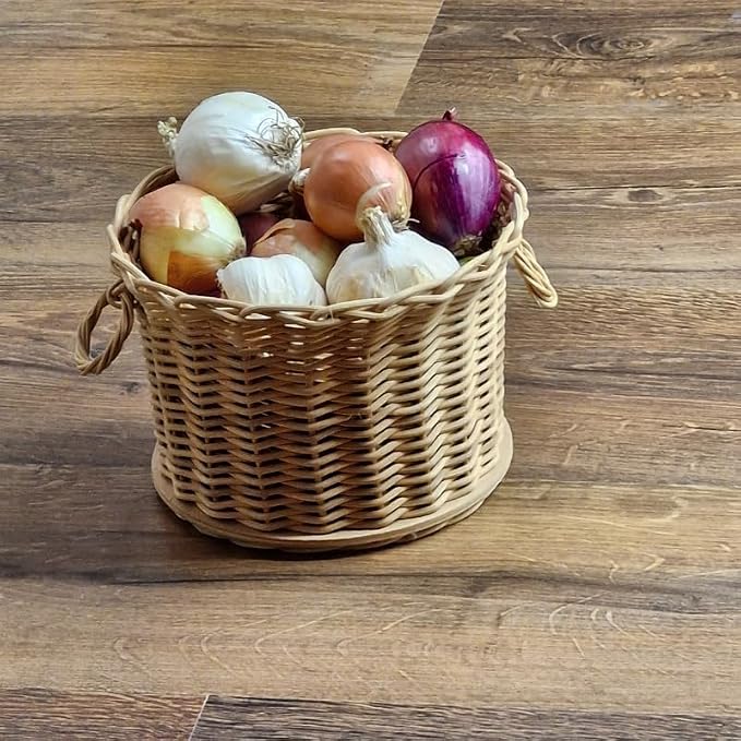 PEDDIG SHOP Two-Handle Storage Basket Weaving Kit – DIY Natural Rattan Craft Set - Image 7