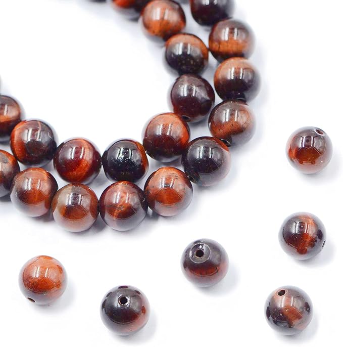 AD Beads Natural Gemstone Round Loose Beads 15" by ADBeads