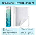 HTVRONT Sublimation HTV for Dark/Light Fabric - Image 4
