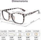 VISOONE Blue Light Blocking Glasses Square - Image 7