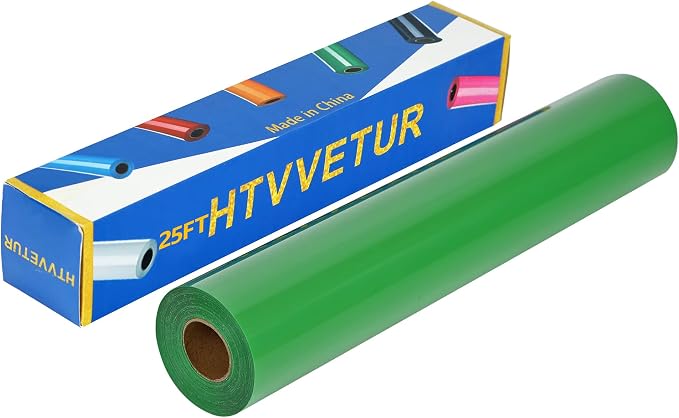 HTV Iron on Vinyl 12Inch by 25ft Roll HTV Heat Transfer Vinyl - Image 2