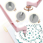 Pink Craft Cutting Tools Pen | 3 Different 360 Degree Rotating Blades, - Image 4
