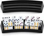 Soulchen Plastic Domino Holders Set of 2 Domino Racks Trays Stands Mexican by Soulchen