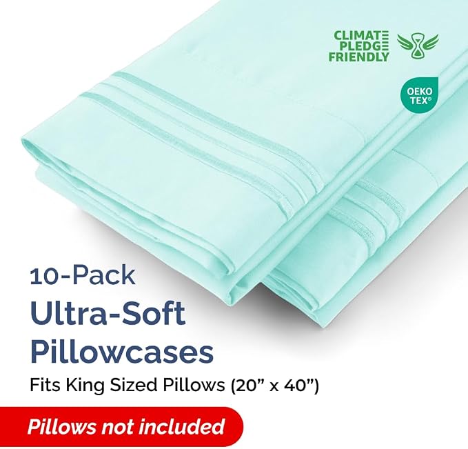 King Pillow Cases Set of 10 - Image 2