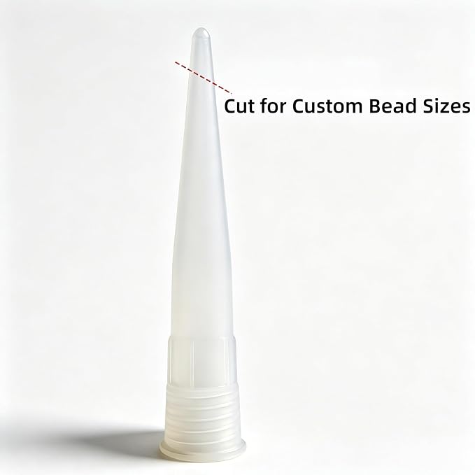 20-Pack PE Caulking Gun Nozzles - Image 5