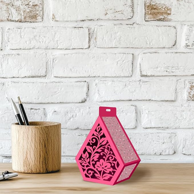 3D Diamond-Shaped Box Metal Cutting Dies Hollow Out Plant Box Die Cuts Carbon - Image 6