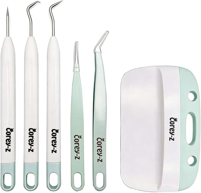 Craft Vinyl Weeding Kit, Precision Craft Vinyl Tools Set, Weeding Kits by corey-z
