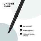 uniball Roller Rollerball Pens, Micro Point - Image 2