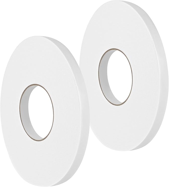 Double Sided Foam Tape 0.5In x 52.5FT 2 Pack, Mounting Tape Heavy Duty by ToLanbbt