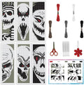 INFUNLY 6PCS Skull Theme Cross Stitch Kit by INFUNLY