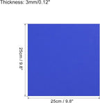 MECCANIXITY EVA Foam Sheets Blue 9.8 Inch x 9.8 Inch 3mm Thick Crafts Foam - Image 2