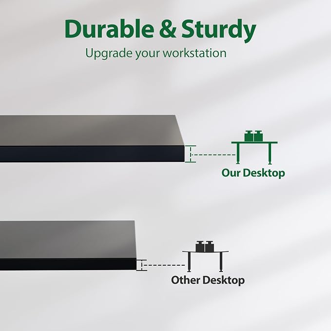 Agilestic Electric Standing Desk, 71 x 31.5 Inches Height Adjustable Desk - Image 5