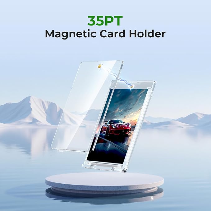 Skyhill 52ct Magnetic Card Holders, 35pt Slim One Touch Card Holder - Image 3