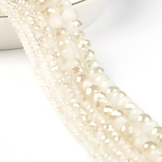 500pcs 6mm Crystal Glass Beads for Jewelry Making Faceted Rondelle Flat Beads - Image 7