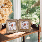 Vintage Picture Frames 3x3 Square Bronze Antique Picture Frames - Image 3