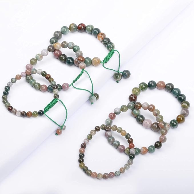 AD Beads Natural Gemstone Round Loose Beads 15" - Image 6