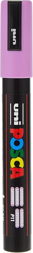 Posca Markers Set, 8 Medium Paint Markers 5M – Soft Tones – White, Sunshine - Image 4