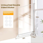 8X10 Sliver Picture Frames Acrylic Sign Holder Double-Sided Acrylic Frame - Image 2