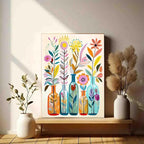 Stamped Cross Stitch Kits for Adults Beginner, Flower Counted Cross Stitch Kits - Image 4