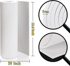 2-Pack White Eva Foam Cosplay Sheets roll, Premium eva Craft Foam 5mm Thick - Image 3