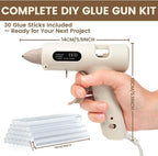 ADHES Mini Hot Glue Gun Kit, 40W High Temp Glue Gun - Image 3