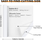Lya Vinyl Matte White Permanent Vinyl, Window & Home Decal - Image 2