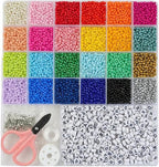Acrylic Pony Beads Jewelry Making Kit – 96 Colors, UV Color Changing & Glow - Image 6