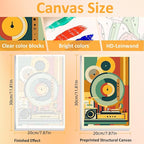 Mandun 3 Pack Paint by Numbers Kit - Image 2
