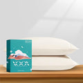 XOOX Linen 100% Egyptian Cotton King Pillow Cases Set of 2 by XOOXLinen