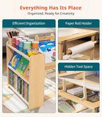 JOIN&JOY Kids Art Table and 2 Chair Set, Toddler Activity - Image 2
