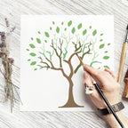 FINGERINSPIRE 4Pcs Tree Branches Painting Stencil - Image 4