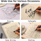 Micro Fineline Pen 8 Size Drawing Art Pens Waterproof Precision Micro Fineliner - Image 4