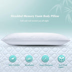 Rainmr Extra Thick Body Pillow Memory Foam – Long Pillow - Image 4