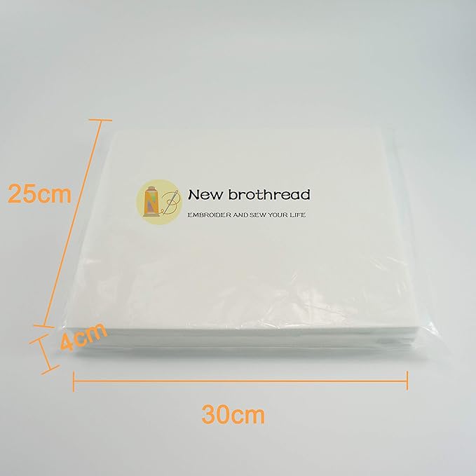 New Brothread Cut Away Machine Embroidery Stabilizer Backing 8"x8" - Image 2