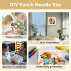 Doodlream Dachshund Needle Kit for Beginner, 9.4"x 9.4" Cute Cartoon Dog Punch - Image 4