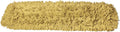Commercial Dust Mop Replacement Head - 24 x 5 in. Cotton Nylon Reusable Mop Head- Industrial Dust Mop Refill for Floor Cleaning & Janitorial Supplies, Yellow