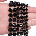 34pcs Natural Black Tourmaline Stone Beads - Image 4