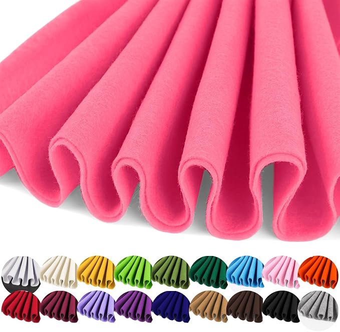 IONTACH 36" X 36" Soft Felt Fabric 1.6mm Thick | Felt Sheets by IONTACH