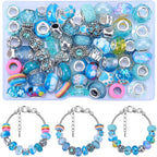 European Large Hole Spacer Charm Beads - Image 2
