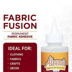 Aleene's Fabric Fusion Glue 4 oz 3-Pack, Permanent and Washable Adhesive - Image 4