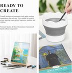 Inburit Acrylic Paint Set for Kids & Adults, Art Supplies Kit - Image 7