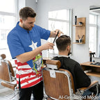Professional Grooming Smock Unisex, Water Resistant Anti-Static | Hairdresser - Image 2
